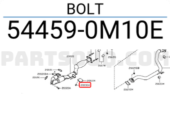 Nissan 544590M10E BOLT