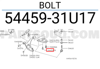 Nissan 5445931U17 BOLT