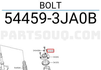 Nissan 544593JA0B BOLT