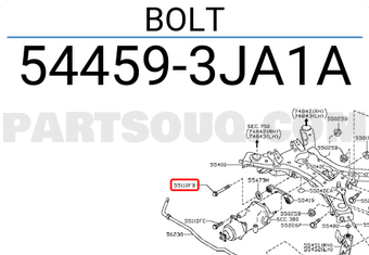 Nissan 544593JA1A BOLT