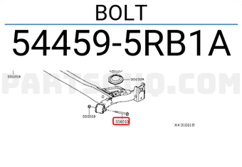 Nissan 544595RB1A BOLT