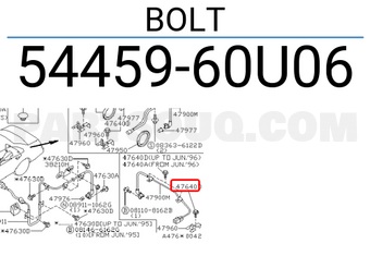 Nissan 5445960U06 BOLT