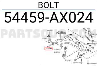 Nissan 54459AX024 BOLT