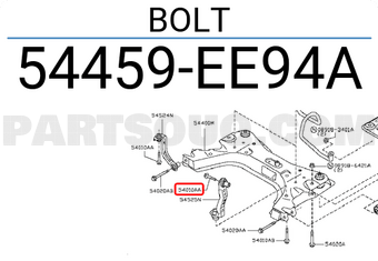 Nissan 54459EE94A BOLT