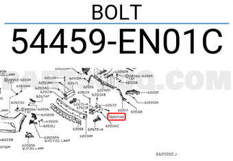 Nissan 54459EN01C BOLT
