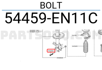 Nissan 54459EN11C BOLT
