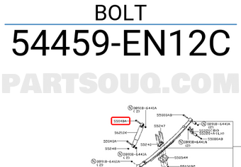 Nissan 54459EN12C BOLT