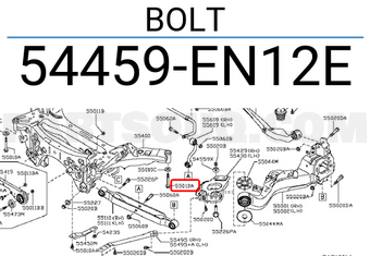 Nissan 54459EN12E BOLT