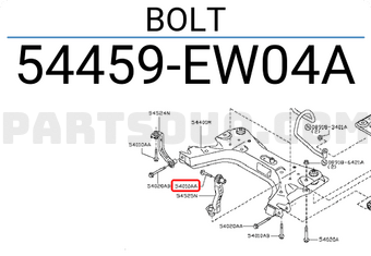 Nissan 54459EW04A BOLT