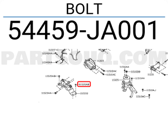 Nissan 54459JA001 BOLT