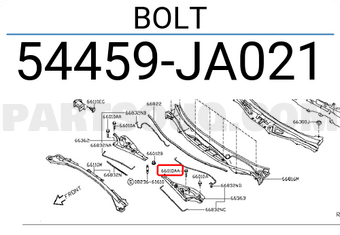 Nissan 54459JA021 BOLT
