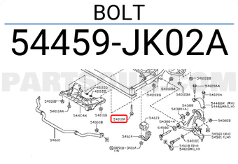 Nissan 54459JK02A BOLT