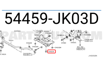 Nissan 54459JK03D BOLT