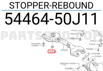 Nissan 5446450J11 STOPPER-REBOUND