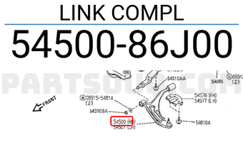 Nissan 5450086J00 LINK COMPL