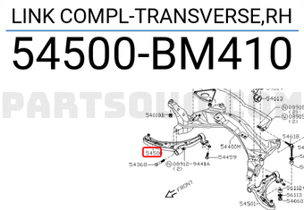 Nissan 54500BM410 LINK COMPL-TRANSVERSE,RH