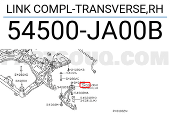 Nissan 54500JA00B LINK COMPL-TRANSVERSE,RH