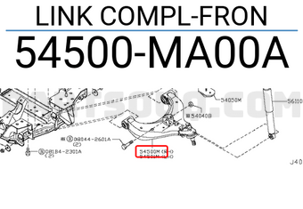 Nissan 54500MA00A LINK COMPL-FRON