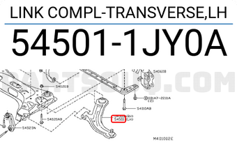 Nissan 545011JY0A LINK COMPL-TRANSVERSE,LH