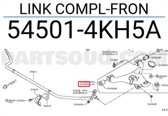 Nissan 545014KH5A LINK COMPL-FRON