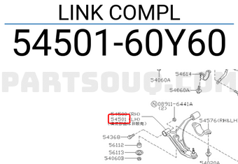 Nissan 5450160Y60 LINK COMPL