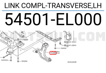 Nissan 54501EL000 LINK COMPL-TRANSVERSE,LH