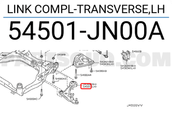 Nissan 54501JN00A LINK COMPL-TRANSVERSE,LH