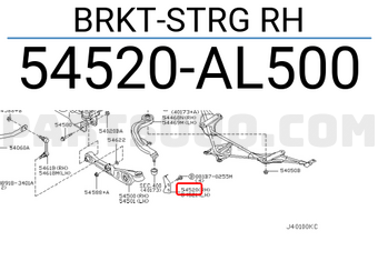 Nissan 54520AL500 BRKT-STRG RH