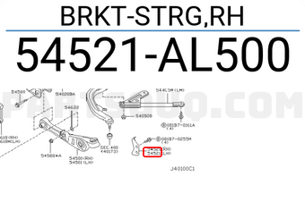Nissan 54521AL500 BRKT-STRG,RH