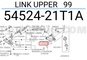 Nissan 5452421T1A LINK UPPER 99