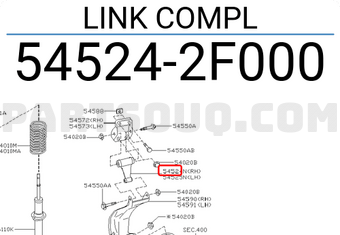Nissan 545242F000 LINK COMPL