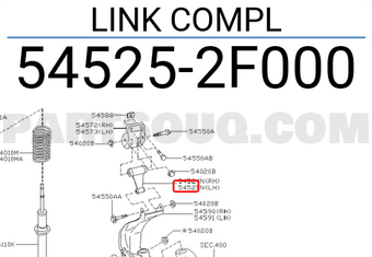 Nissan 545252F000 LINK COMPL