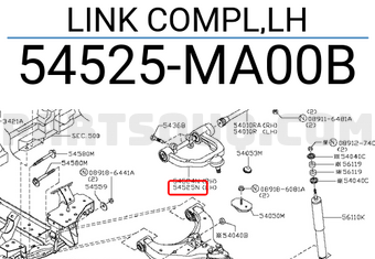 Nissan 54525MA00B LINK COMPL,LH