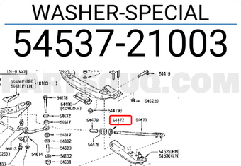 Nissan 5453721003 WASHER-SPECIAL