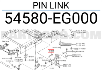 Nissan 54580EG000 PIN LINK