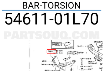 Nissan 5461101L70 BAR-TORSION