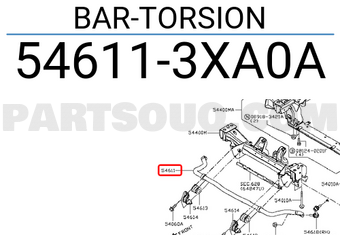 Nissan 546113XA0A BAR-TORSION