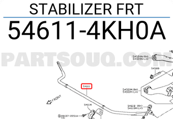 Nissan 546114KH0A STABILIZER FRT