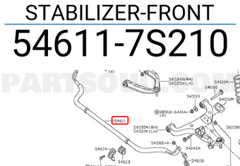 Nissan 546117S210 STABILIZER-FRONT