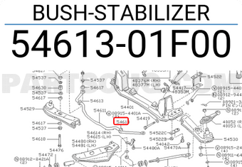 Nissan 5461301F00 BUSH-STABILIZER