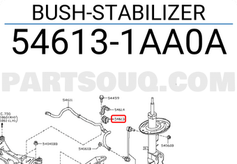 Nissan 546131AA0A BUSH-STABILIZER