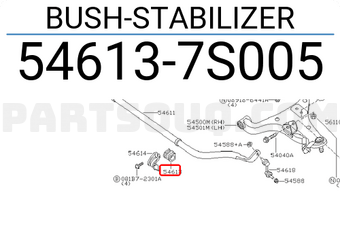 Nissan 546137S005 BUSH-STABILIZER