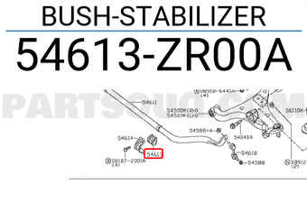 Nissan 54613ZR00A BUSH-STABILIZER