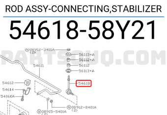 Nissan 5461858Y21 ROD ASSY-CONNECTING,STABILIZER