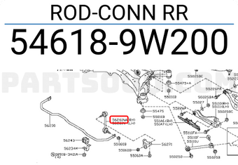 Nissan 546189W200 ROD-CONN RR