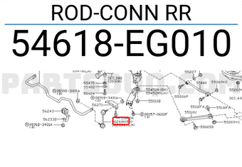 Nissan 54618EG010 ROD-CONN RR