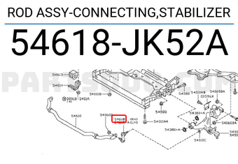 Nissan 54618JK52A ROD ASSY-CONNECTING,STABILIZER