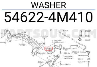 Nissan 546224M410 WASHER
