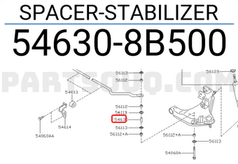 Nissan 546308B500 SPACER-STABILIZER