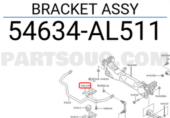 Nissan 54634AL511 BRACKET ASSY
